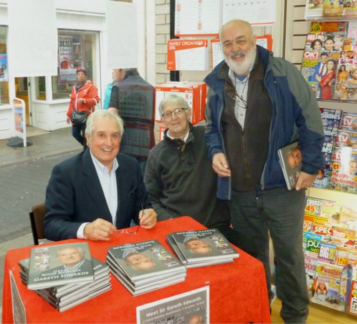 Rugby legend visits Haverfordwest